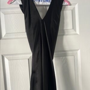 Black Backless Dress